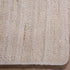9' X 12' Ivory Beige And Tan Jute Hand Woven Area Rug
