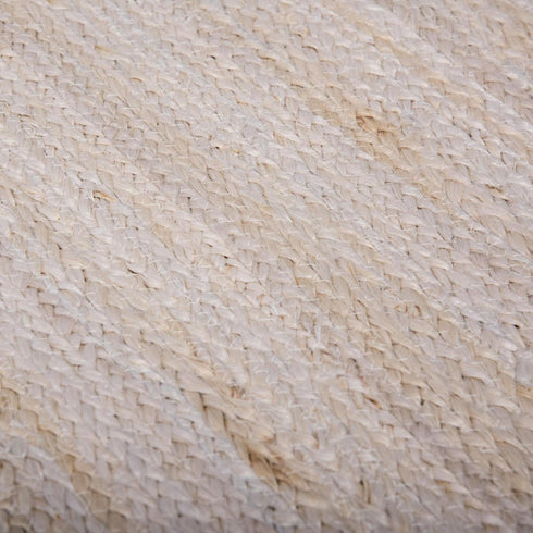9' X 12' Ivory Beige And Tan Jute Hand Woven Area Rug