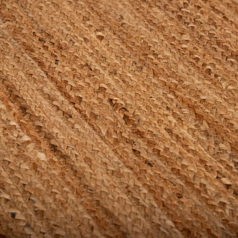8' X 10' Natural And Beige Jute Hand Woven Area Rug