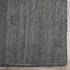 5' X 8' Gray And Beige Jute Hand Woven Area Rug