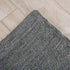 5' X 8' Gray And Beige Jute Hand Woven Area Rug