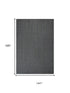9' X 12' Gray And Beige Jute Hand Woven Area Rug