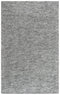 5' X 8' Gray Charcoal And Black Wool Hand Tufted Area Rug