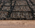 5' X 8' Charcoal Black And Gray Wool Abstract Hand Tufted Area Rug