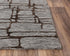 5' X 8' Gray Charcoal And Black Wool Abstract Hand Tufted Area Rug