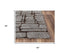 5' X 8' Gray Charcoal And Black Wool Abstract Hand Tufted Area Rug