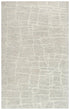 5' X 8' Ivory And Beige Wool Abstract Hand Tufted Area Rug