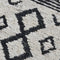 9' X 12' Beige And Black Jute Geometric Hand Woven Area Rug