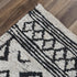 9' X 12' Beige And Black Jute Geometric Hand Woven Area Rug