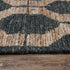 8' X 10' Charcoal And Gray Jute Trellis Hand Woven Area Rug