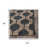 8' X 10' Charcoal And Gray Jute Trellis Hand Woven Area Rug