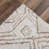 9' X 12' Beige And Natural Jute Geometric Hand Woven Area Rug