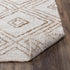 9' X 12' Beige And Natural Jute Geometric Hand Woven Area Rug