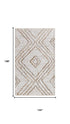 9' X 12' Beige And Natural Jute Geometric Hand Woven Area Rug