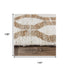9' X 12' Natural And Ivory Jute Geometric Hand Woven Area Rug
