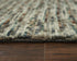 8' X 10' Gray Blue And Brown Wool Hand Tufted Area Rug