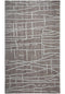 5' X 8' Tan And Ivory Wool Abstract Hand Tufted Area Rug
