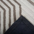 8' X 10' Ivory Dark Brown And Brown Wool Geometric Hand Tufted Area Rug