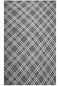 5' X 8' Gray And Ivory Wool Geometric Hand Tufted Area Rug