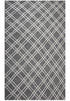 5' X 8' Gray And Ivory Wool Geometric Hand Tufted Area Rug