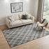 5' X 8' Gray And Ivory Wool Geometric Hand Tufted Area Rug