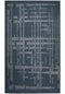 8' X 10' Blue And Ivory Wool Abstract Hand Tufted Area Rug
