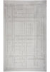 8' X 10' Ivory And Natural Wool Abstract Hand Tufted Area Rug
