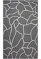 8' X 10' Gray And Ivory Wool Abstract Hand Tufted Area Rug