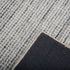 8' X 10' Gray Charcoal Light Gray And Ivory Wool Hand Tufted Area Rug