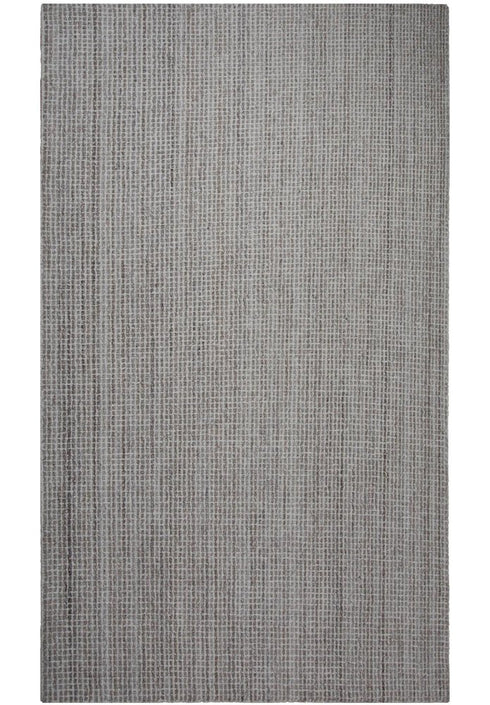 8' X 10' Tan Light Gray And Ivory Wool Hand Tufted Area Rug