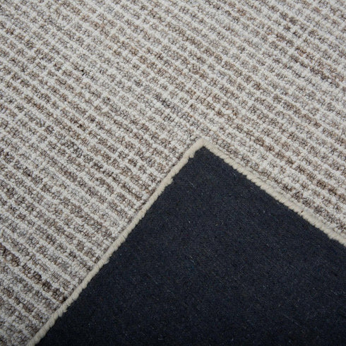 8' X 10' Tan Light Gray And Ivory Wool Hand Tufted Area Rug