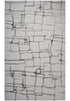 8' X 10' Ivory Dark Brown And Brown Wool Abstract Hand Tufted Area Rug