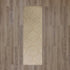 8' Brown Ivory And White Wool Geometric Hand Tufted Area Rug