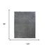 8' X 10' Gray And White Wool Geometric Hand Tufted Area Rug