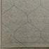 9' X 12' Green And White Wool Geometric Hand Tufted Area Rug