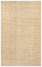 9' X 12' Orange And Ivory Wool Hand Tufted Area Rug
