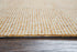 9' X 12' Orange And Ivory Wool Hand Tufted Area Rug