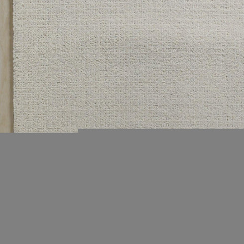 8' X 10' Ivory And White Wool Hand Tufted Area Rug