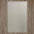 9' X 12' Ivory And White Wool Hand Tufted Area Rug