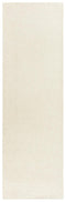 8' Ivory And White Wool Hand Tufted Area Rug