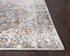 8' Beige Copper And Gray Medallion Area Rug