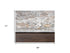 8' Beige Copper And Gray Medallion Area Rug