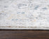 8' Beige Blue Gray And Rust Medallion Area Rug
