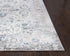 5' X 8' Beige Blue Gray And Rust Medallion Area Rug
