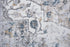 5' X 8' Beige Blue Gray And Rust Medallion Area Rug