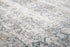 8' Beige Blue Gray And Rust Oriental Area Rug
