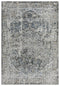 8' Beige Blue Gray And Rust Medallion Area Rug