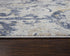 8' Beige Blue Gray And Rust Geometric Area Rug