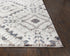 8' Beige Blue Gray And Rust Geometric Area Rug