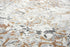8' Beige Copper And Gray Medallion Area Rug